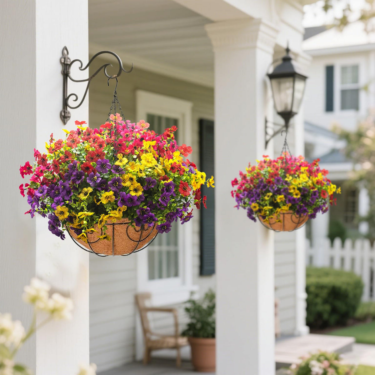 Grunyia indoor outdoor hanging flowers decor for balcony or living space