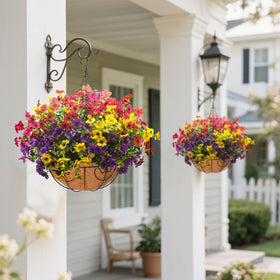 Grunyia indoor outdoor hanging flowers decor for balcony or living space
