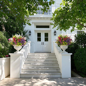 Grunyia low-maintenance fake-plants reduce upkeep while staying vibrant.