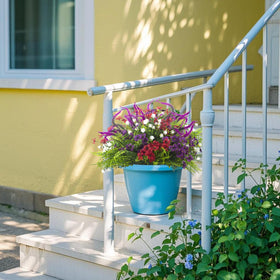 Grunyia outdoor decor for patios and fences creates full-coverage color and texture.