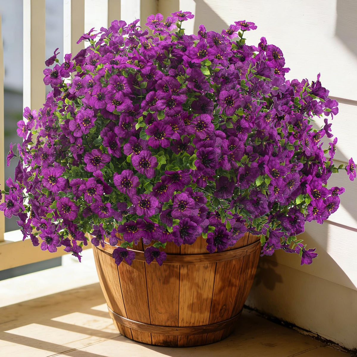 Grunyia outdoor flowers 20 bundles on stakes brighten garden borders