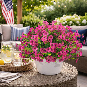 Grunyia UV-resistant flowers stay vibrant under sun in outdoor spaces.