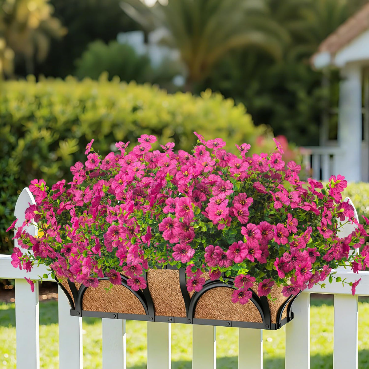 Grunyia rose-red bundles ready for ground or container arrangements.