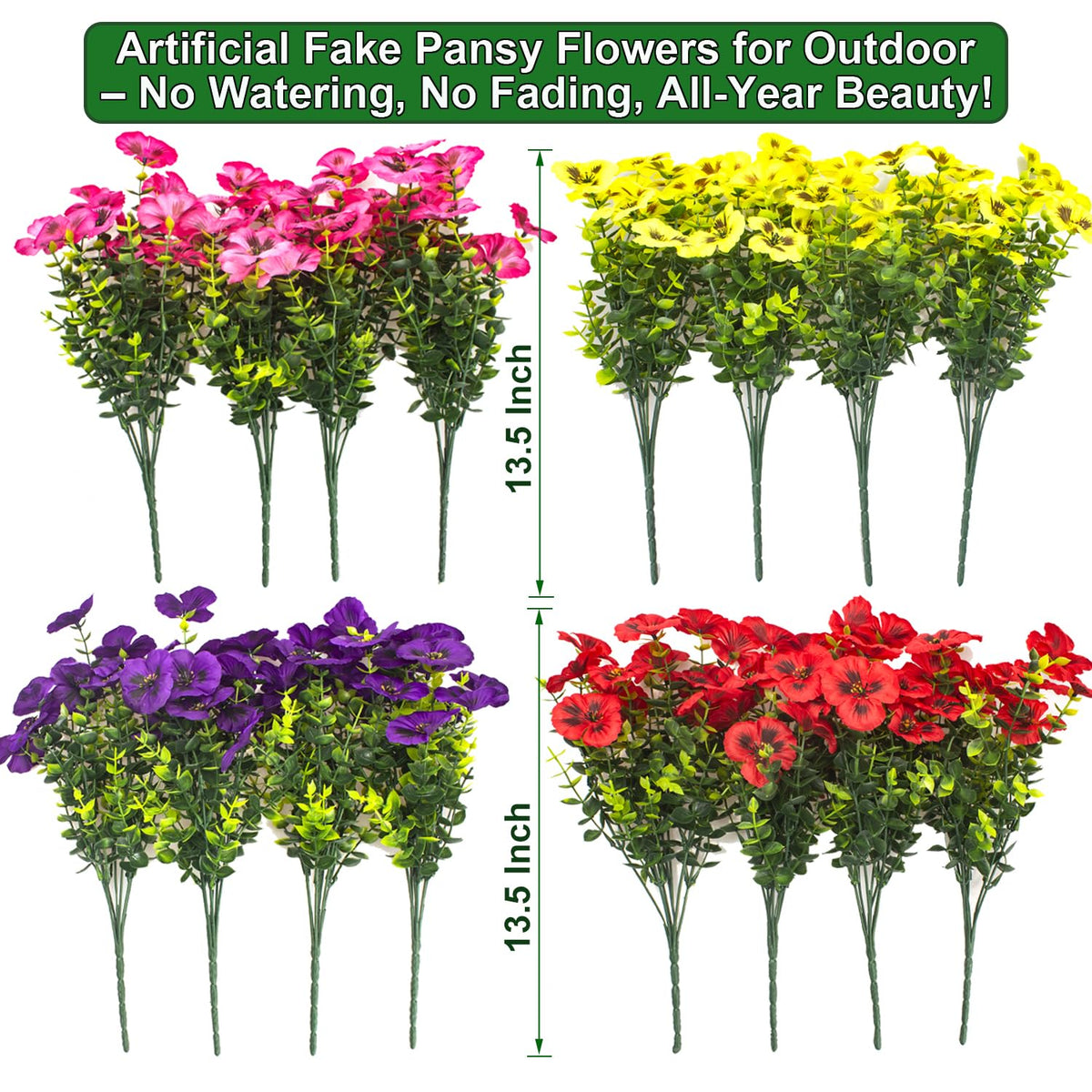 Grunyia pansy purple bundle adds vibrant color to patios
