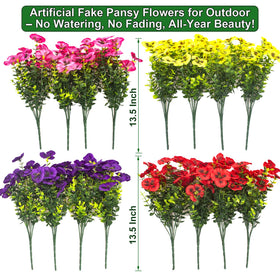 Grunyia pansy purple bundle adds vibrant color to patios