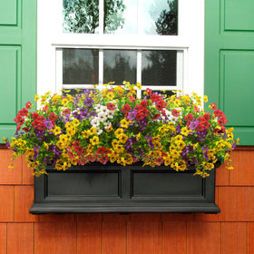 Grunyia patio and yard flower collection enhances deck aesthetics all season
