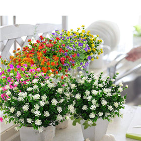 Grunyia realistic fake petals replicate natural color for interior decor accents