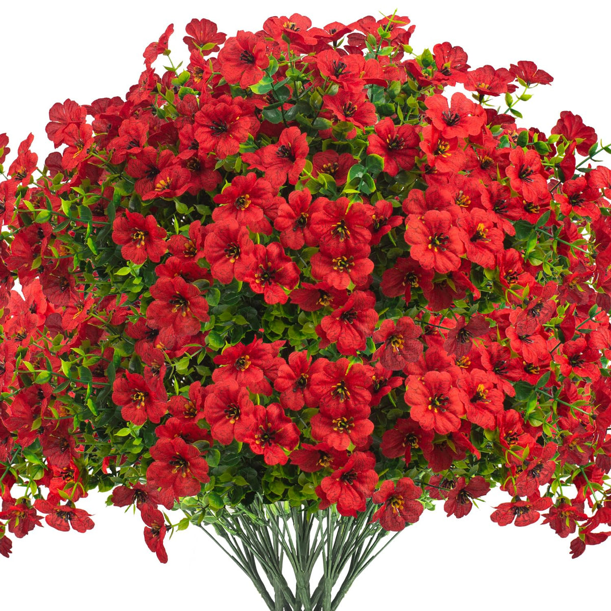 Grunyia red daisy outdoor bundle for porch decor with UV protection.