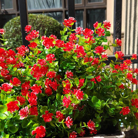 Grunyia UV-resistant artificial flowers endure sun exposure without fading