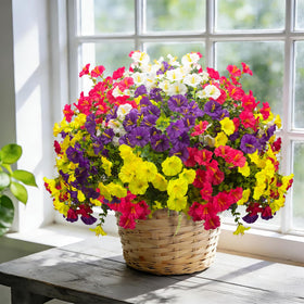 Grunyia UV-resistant morning glory flowers stay bright under sun