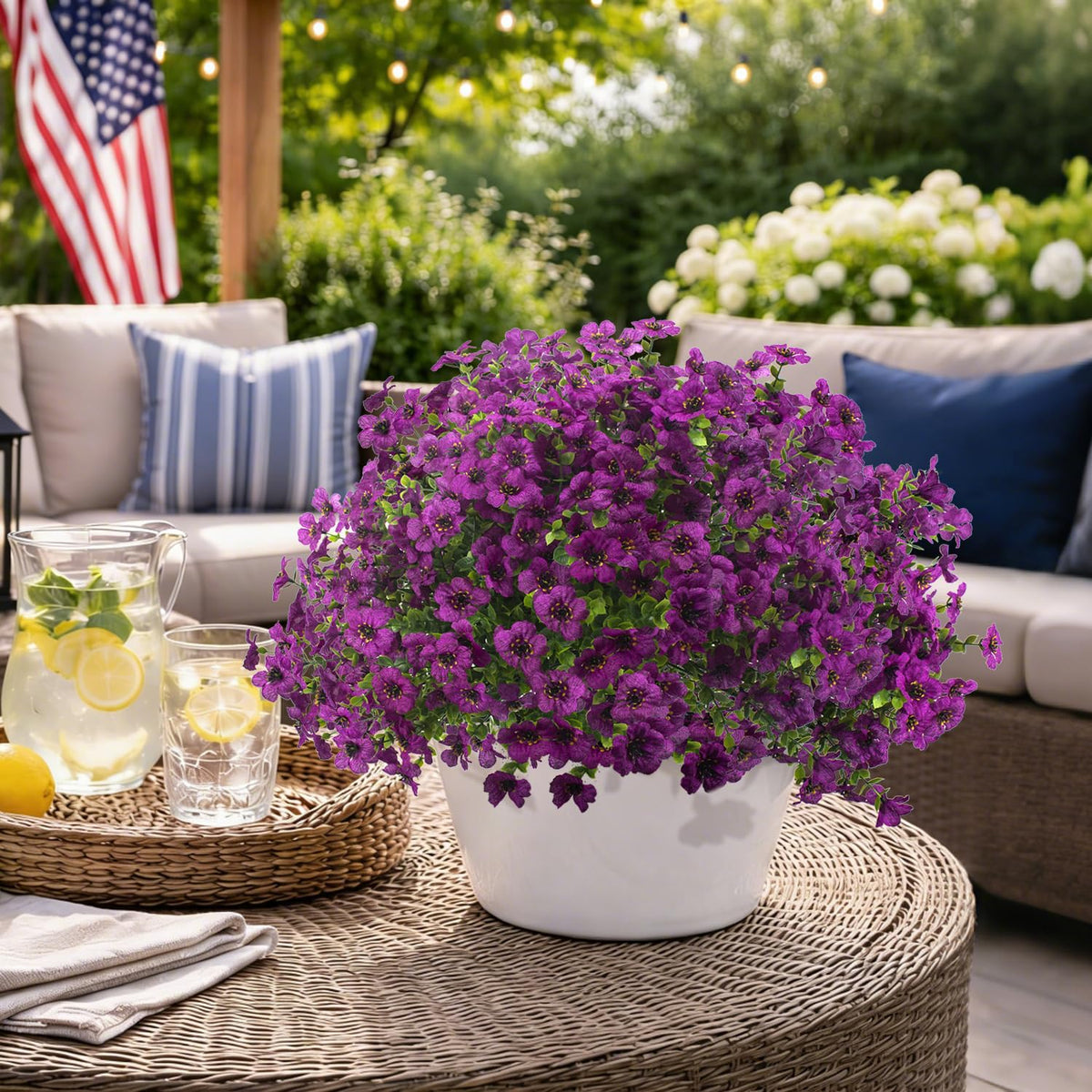 Grunyia UV resistant flowers stay vibrant in sunlight