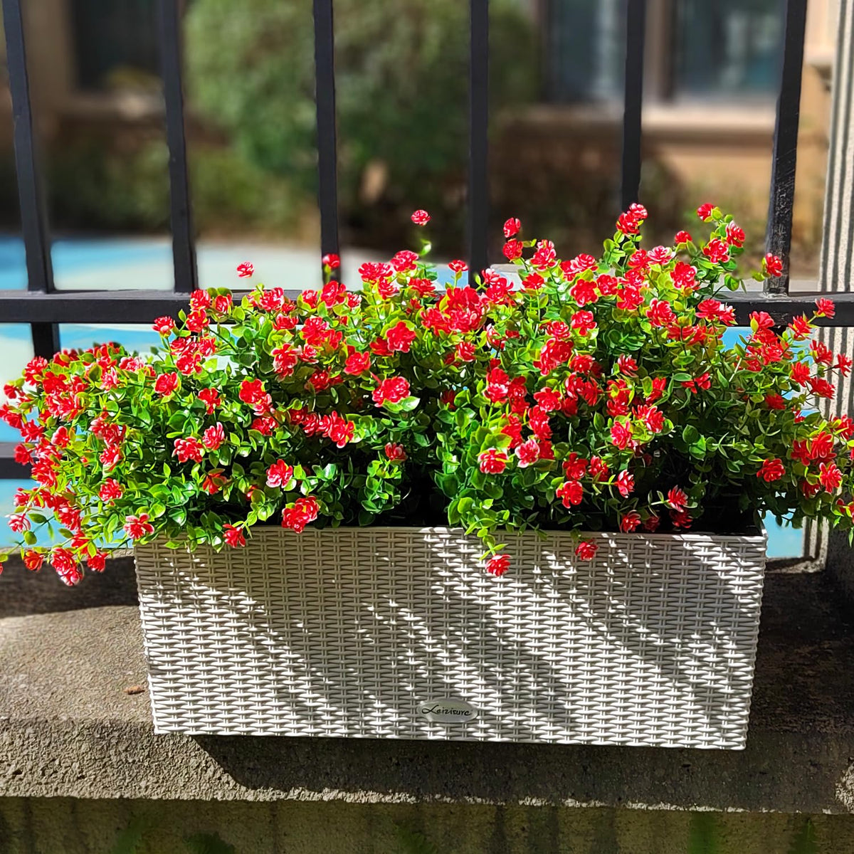 Grunyia weather-resistant outdoor flowers withstand rain and wind