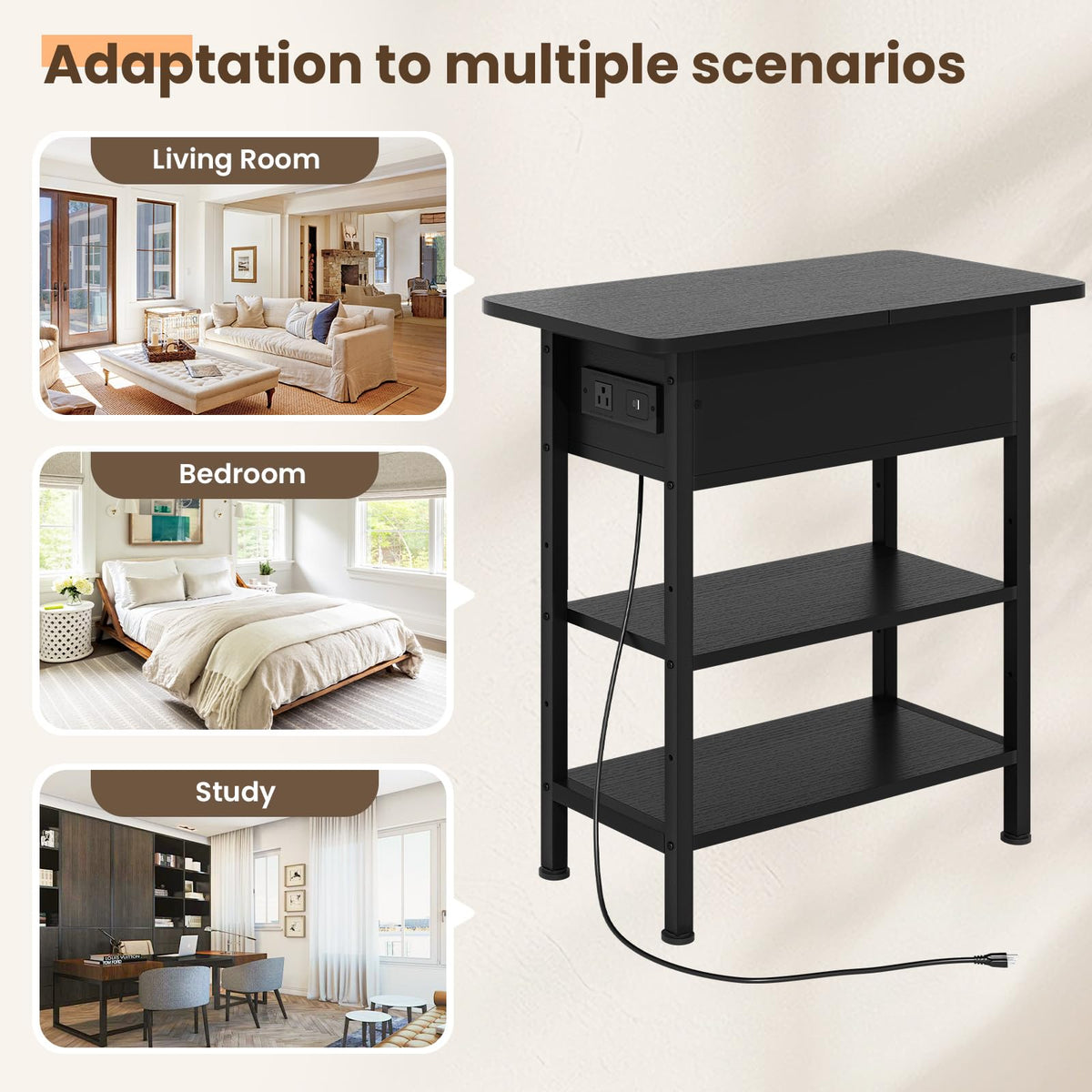 GRUSIGN end table easy to assemble with clear instructions.
