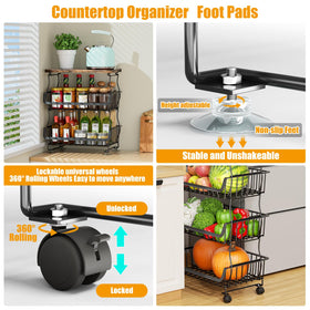 Gsiekare cart with wheels enables easy movement for flexible storage