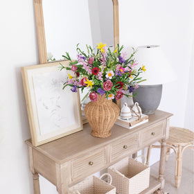 GTIDEA bendable wire stem for customizable vase arrangements