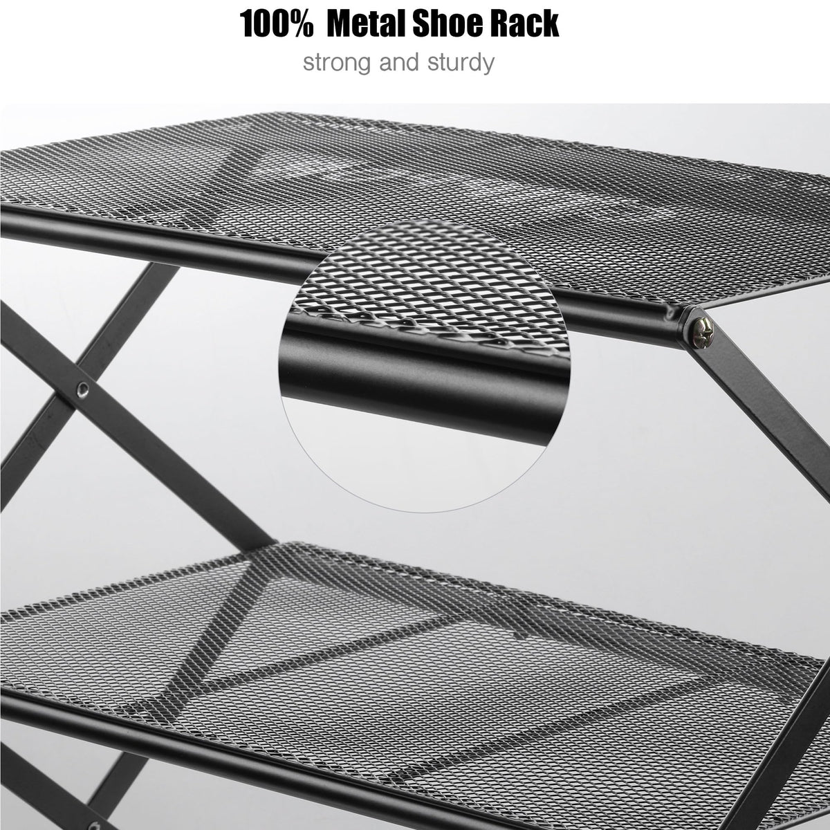 GTIPPOR metal-frame close-up emphasizes stability for busy households.