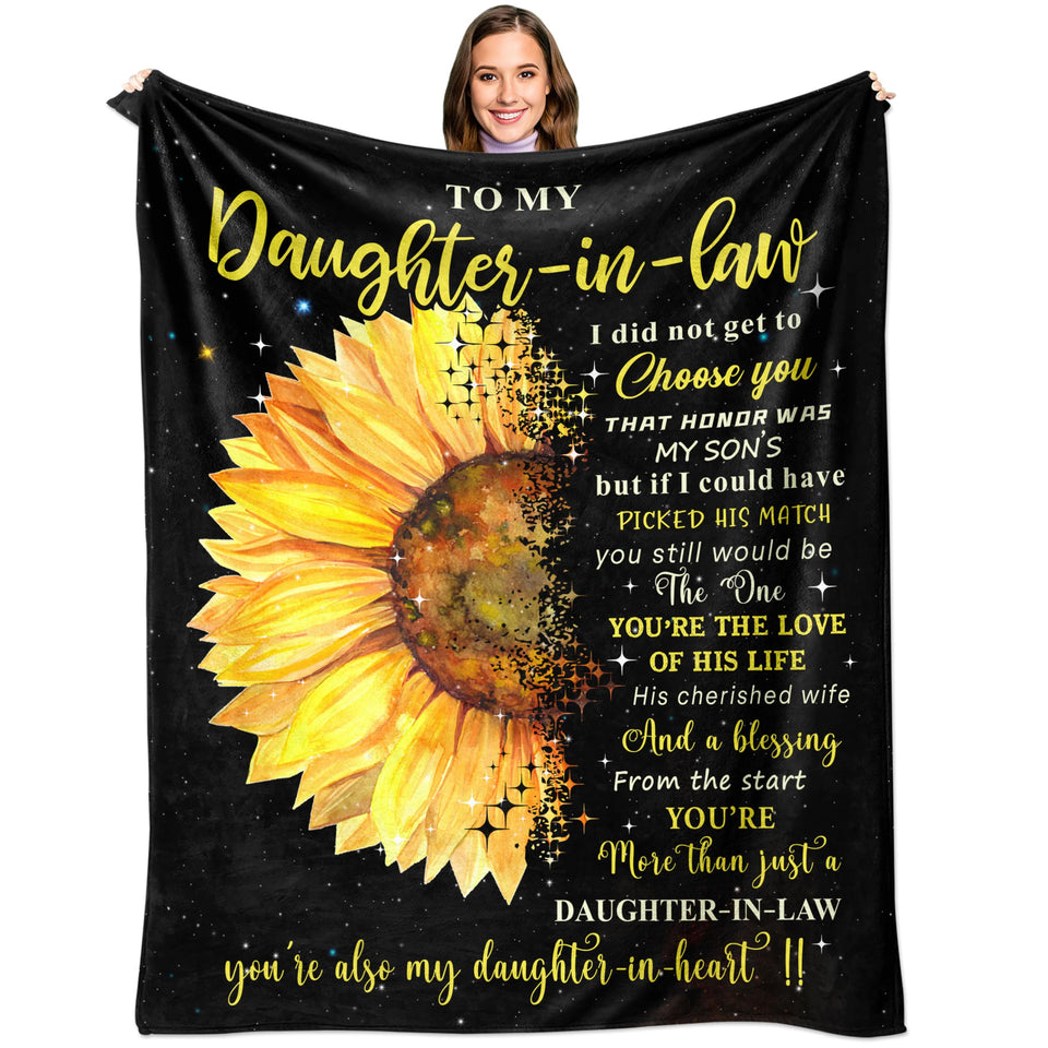 Gtouaz daughter-in-law throw blanket with soft flannel for cozy evenings.