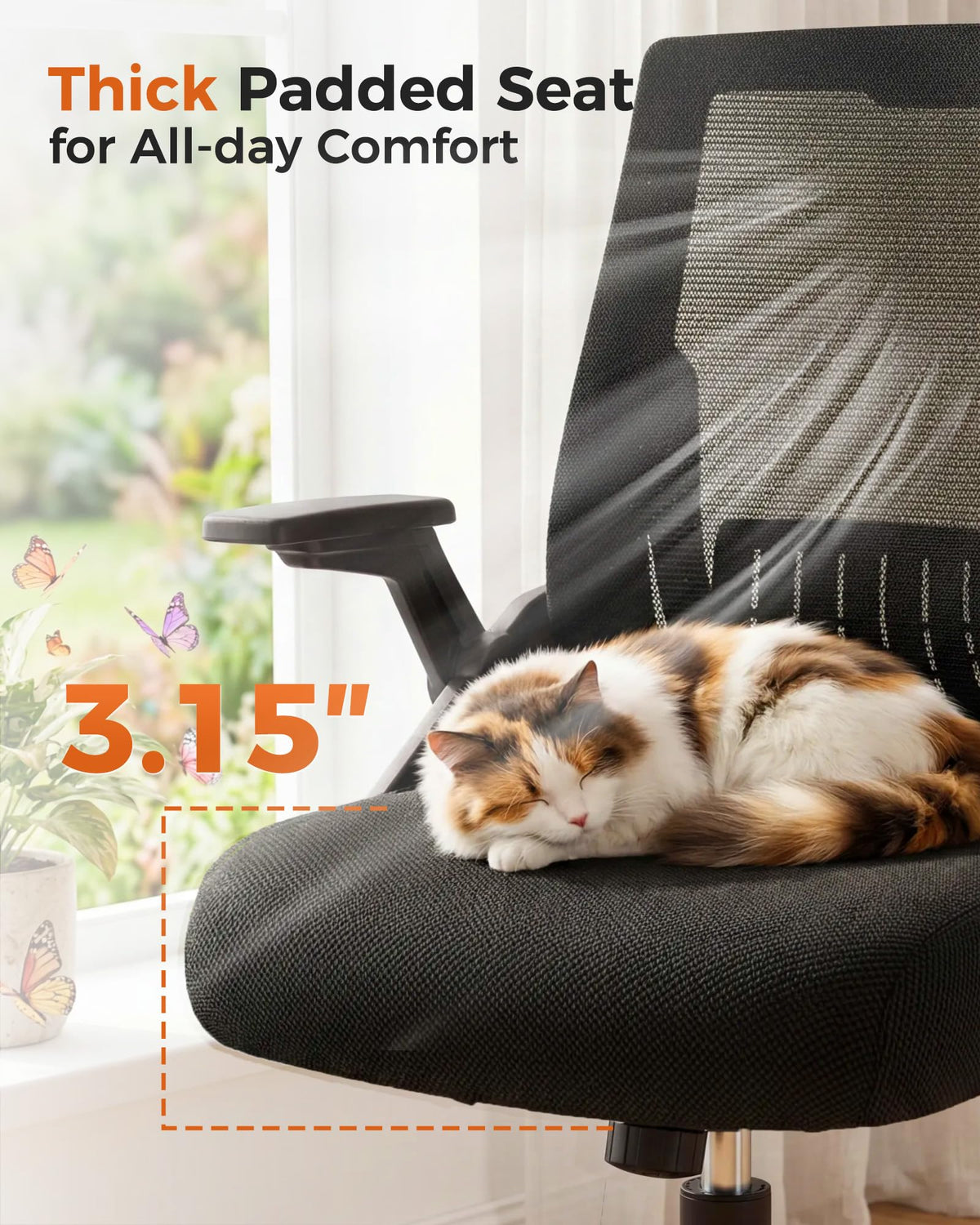 GTPLAYER seat height adjustment to fit your desk height.