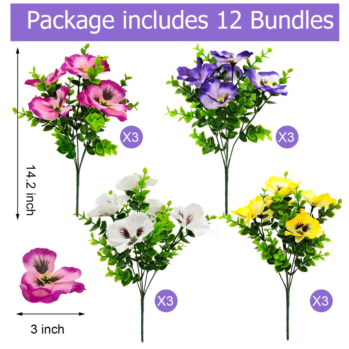 Guagb pansies mixed colors display on porches and window boxes for seasonal charm.