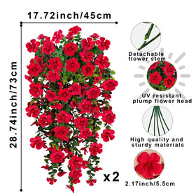 Guagb thickened stems ensure sturdy, upright displays in windy weather.