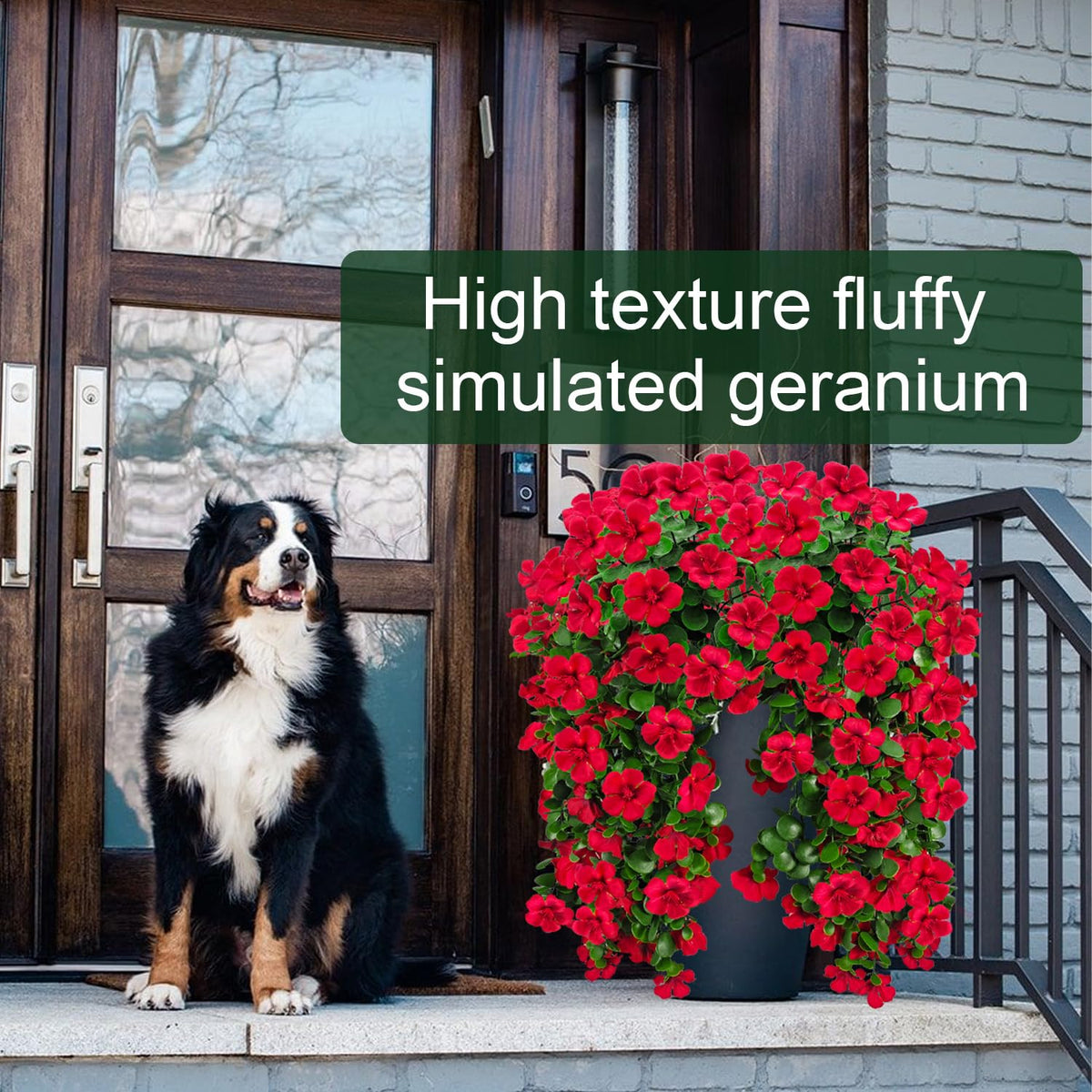 Guagb UV-resistant silk heads guard colors against sun and rain.