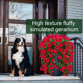 Guagb UV-resistant silk heads guard colors against sun and rain.