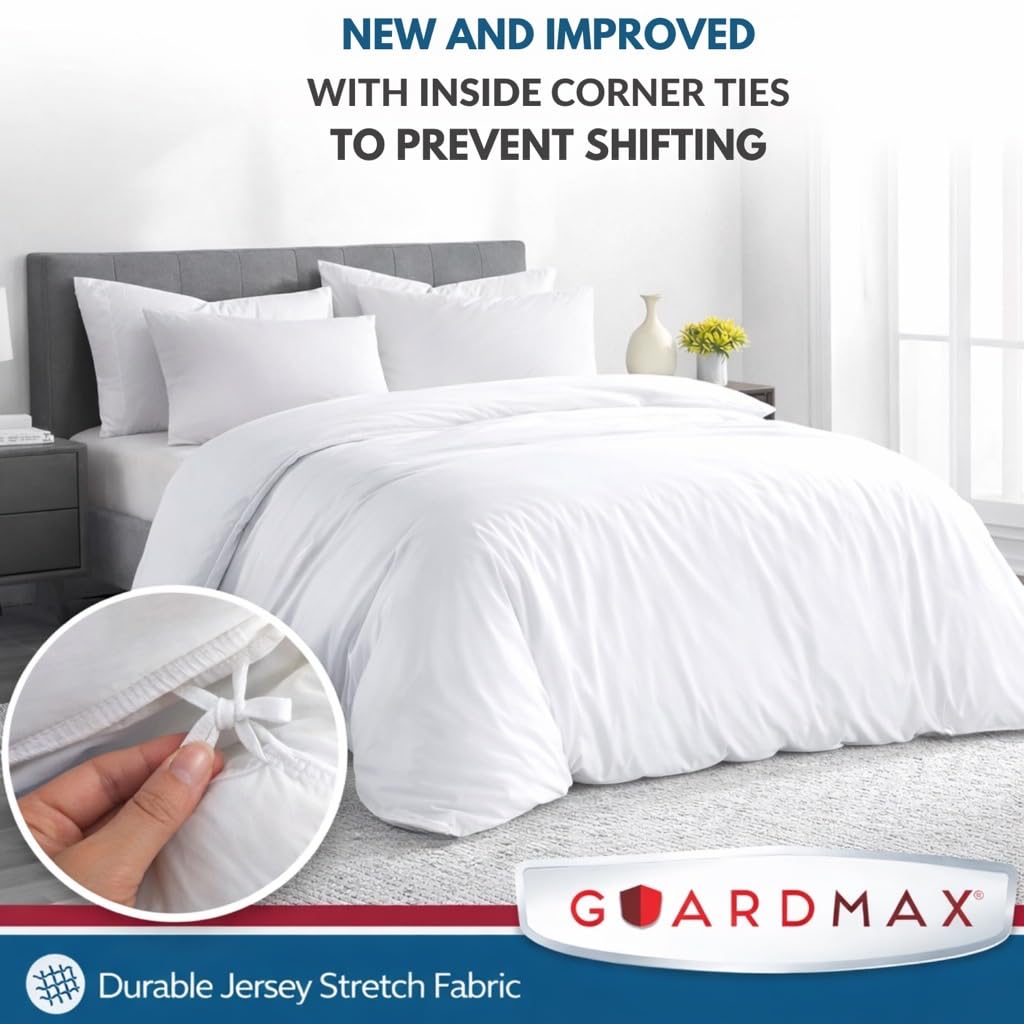 Guardmax bed bug and allergen proof cover for cleaner sleep.