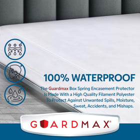 Guardmax Premium Box Spring Cover dust mite shield for healthier sleeps.