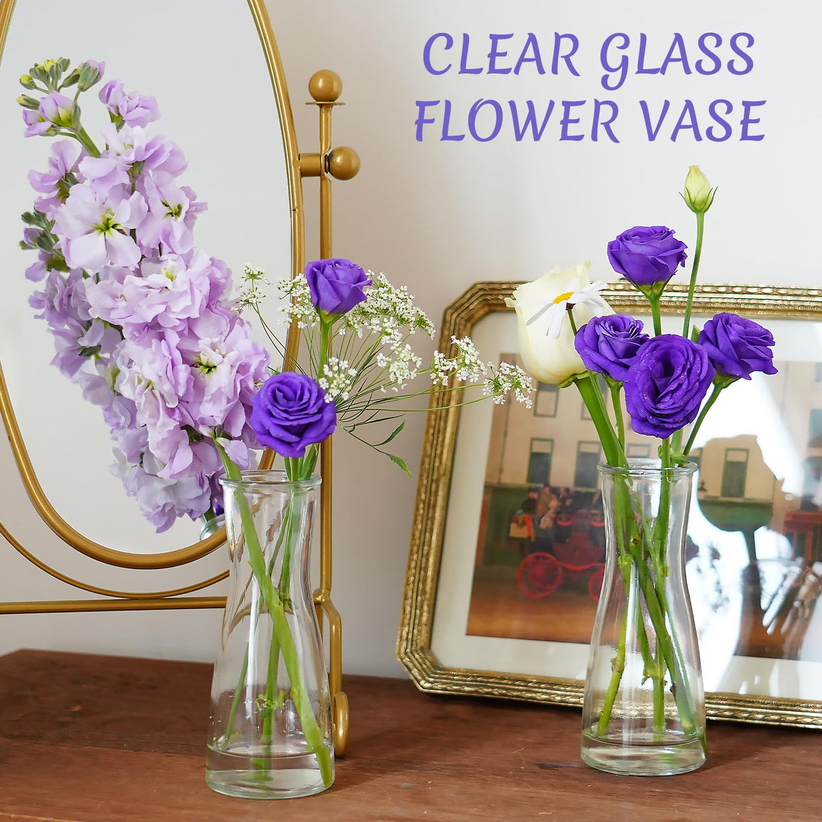 GUATTINE sleek minimalist table decor using bud vases