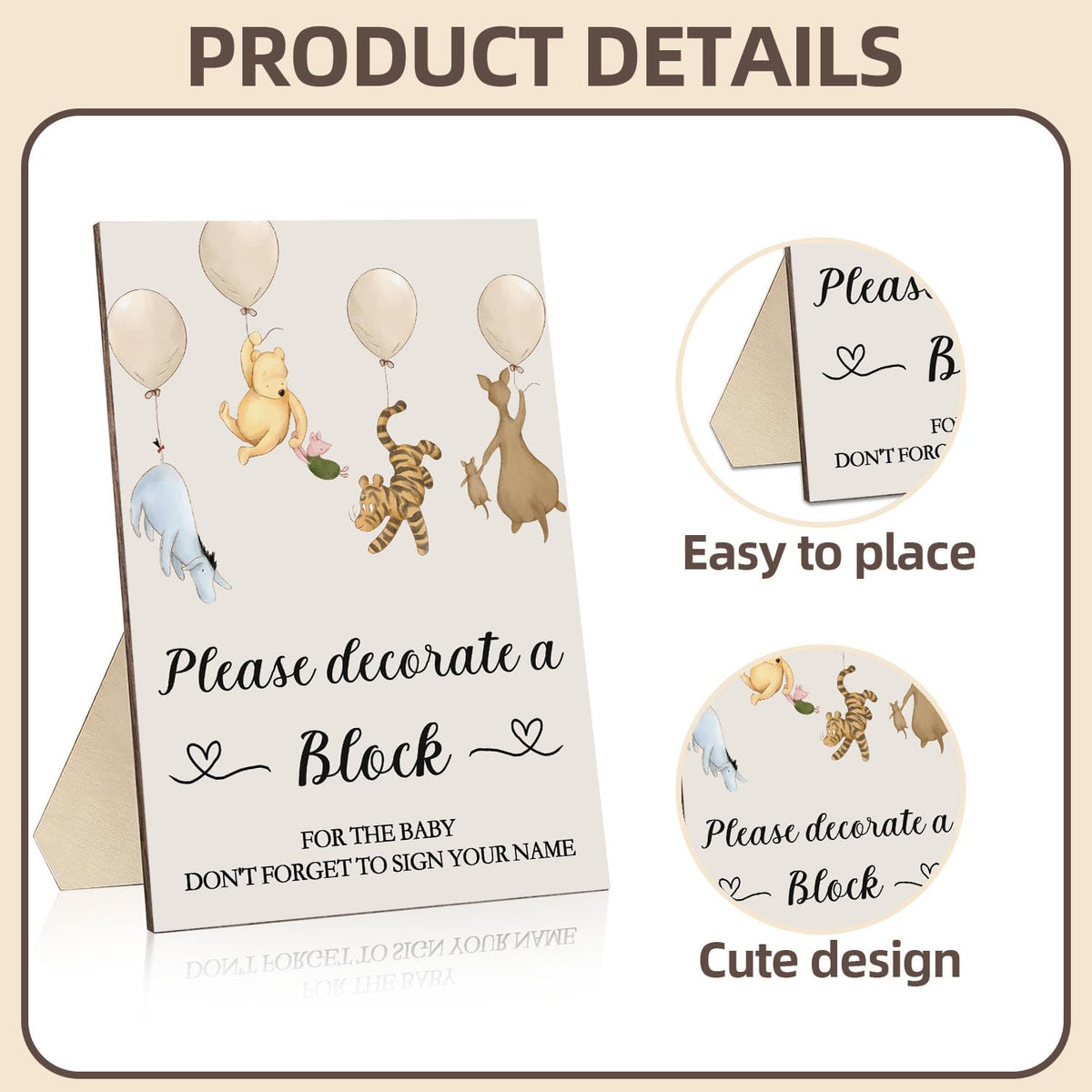 Guawubiang blank baby blocks pack ready for personalized designs at baby showers.