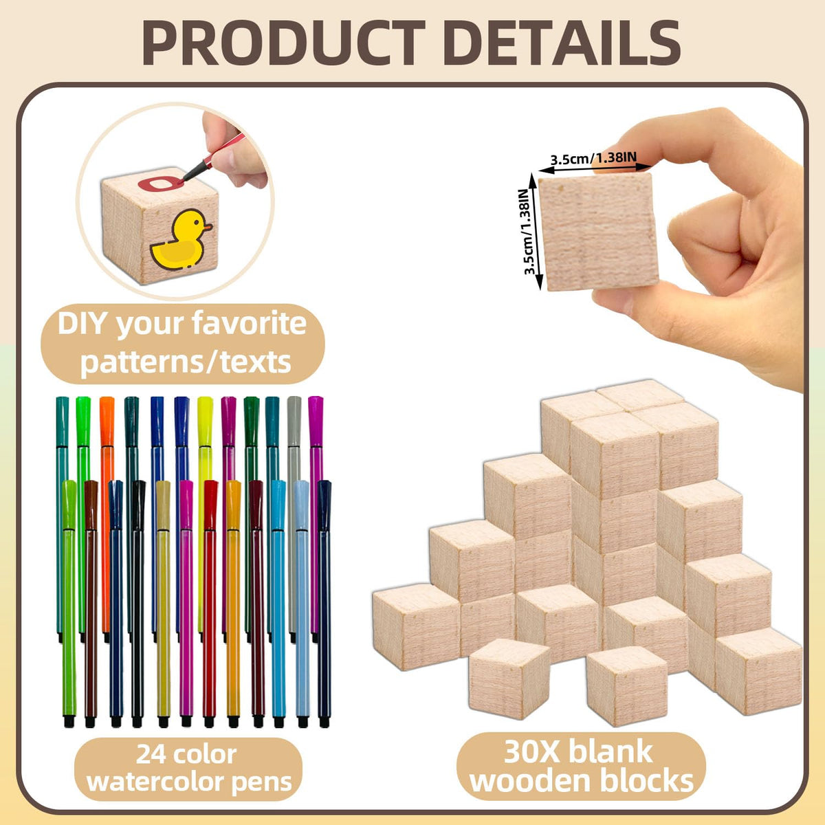 Guawubiang 24-color painting pens deliver vibrant options for DIY decorations.