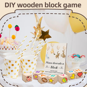 Guawubiang DIY blocks game encourages interactive party activities.