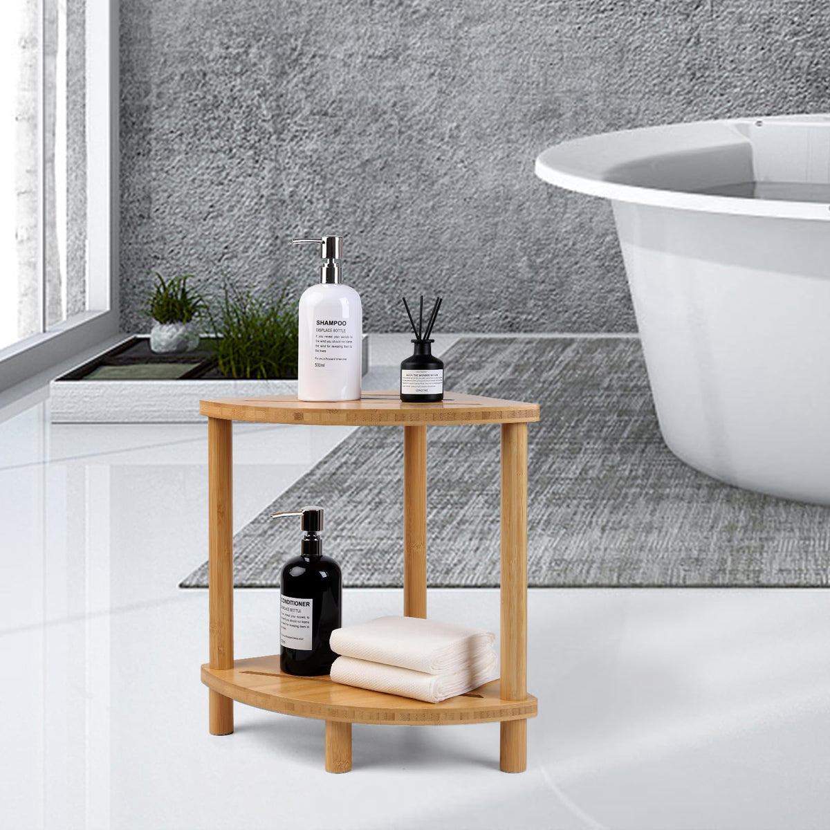 GUGIGIP compact corner design saves space in small bathrooms