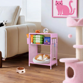 Gugsey Pink Small Nightstand dimensions help plan tight corners and child-friendly accessibility