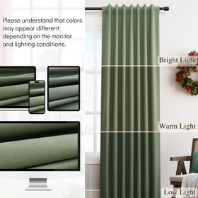 Guken bedroom-ready curtains create a serene sleep ambiance.