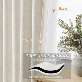 Guken Cream back-tab options illustrate versatile hanging styles