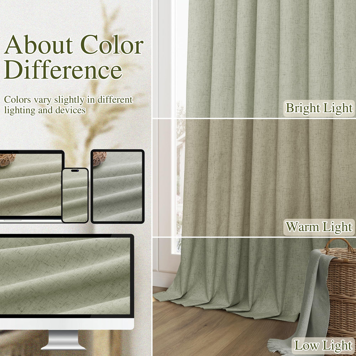 Easy care: machine washable curtains for simple maintenance