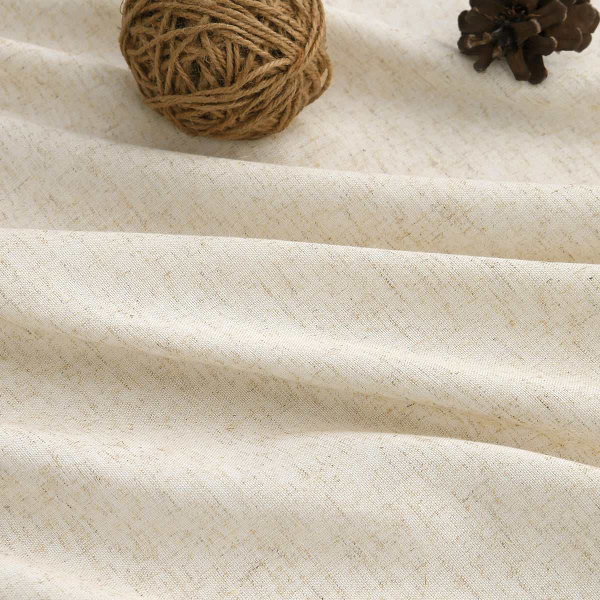 Natural cream color enhances farmhouse and boho interior warmth