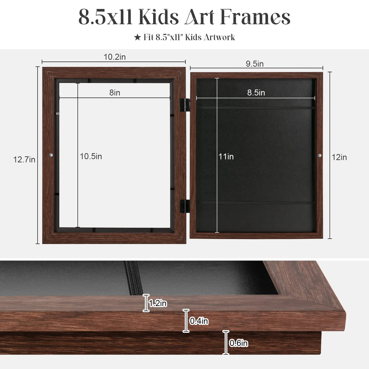 180-degree open-front design for quick artwork replacement by GULETHUN