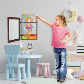 Versatile display for 2D and 3D pieces with GULETHUN frames