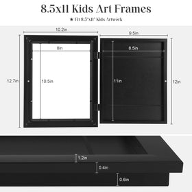 GULETHUN frames feature crystal-clear glass for vibrant artwork display.