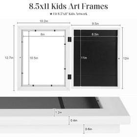 GULETHUN art frame with crystal-clear glass for vibrant, clear displays.