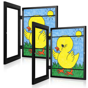 GULETHUN 2-pack kids frames front view for wall display of children's art