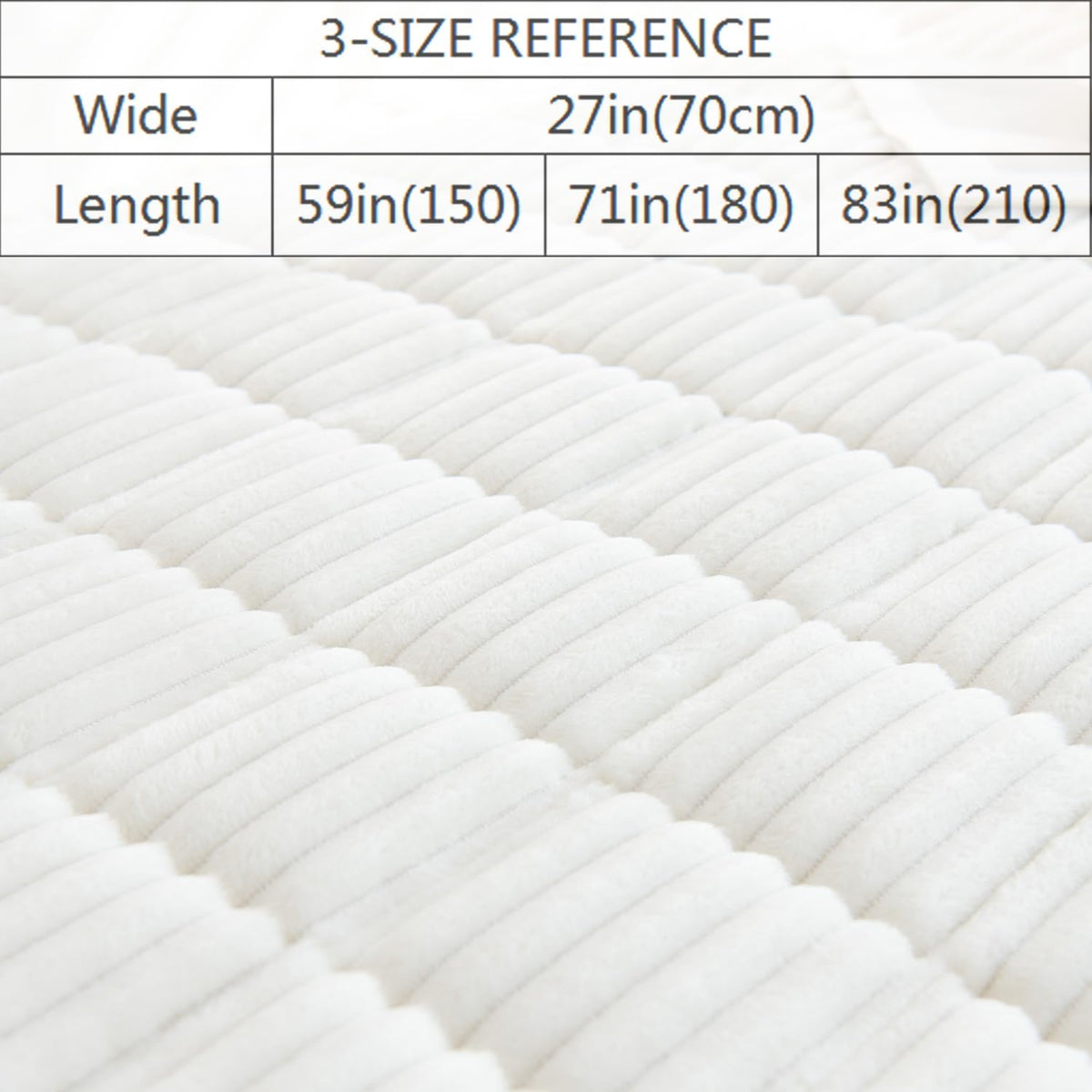 Gumfolk cover showcasing 27x59 in size for a snug, tailored sofa fit.
