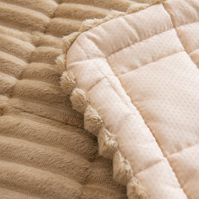 Durable polyester construction by Gumfolk guards furniture from hair and scratches.