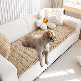 Gumfolk pet couch cover in durable polyester texture for everyday protection