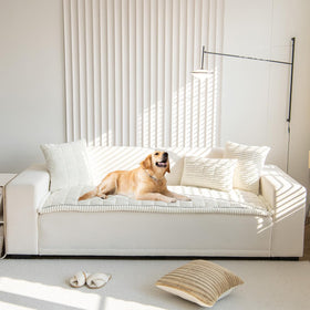Gumfolk slipcover offers versatile, easy-fit design for different sofas.
