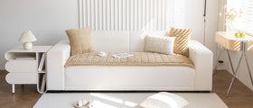 Gumfolk sofa cover close-up reveals soft texture and finish
