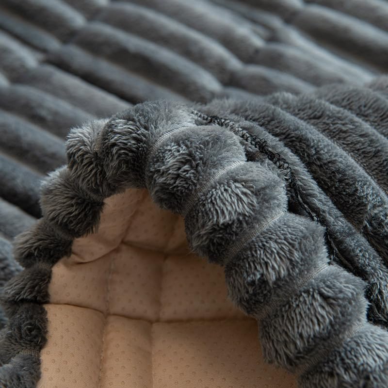 Gumfolk soft-dark-grey fabric texture blends with any decor.