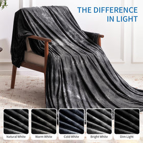 Guohaoi full-size 60x90 blanket on bed delivers breathable comfort.